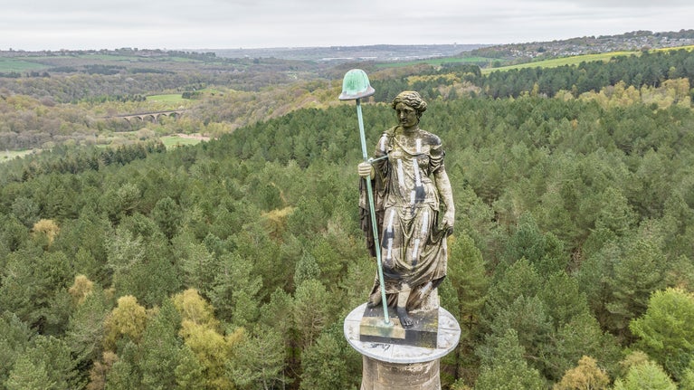 The Column to Liberty from above